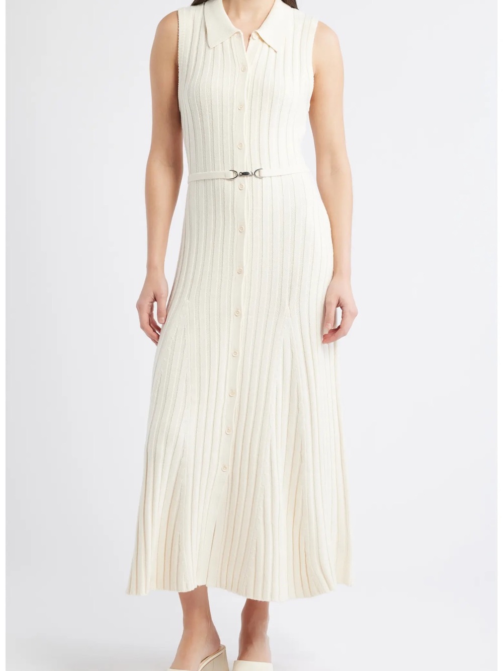 French Connection Babysoft Sleeveless Maxi Knit Dress Size Small NWT